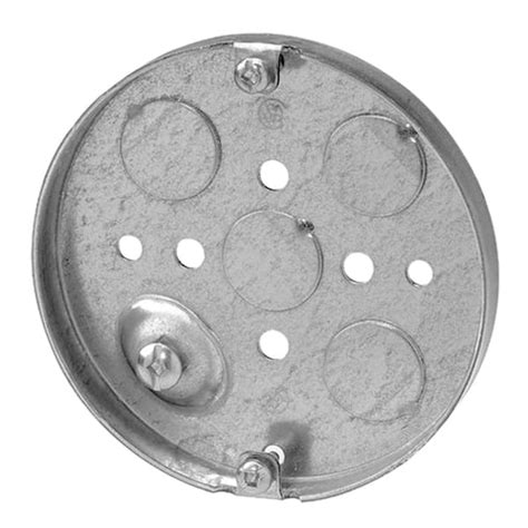 steel city 4-cu in metal round wall electrical box|steel city electrical box catalog.